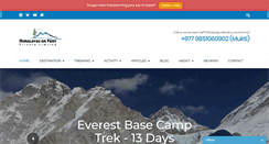 Desktop Screenshot of himalayasonfoot.com
